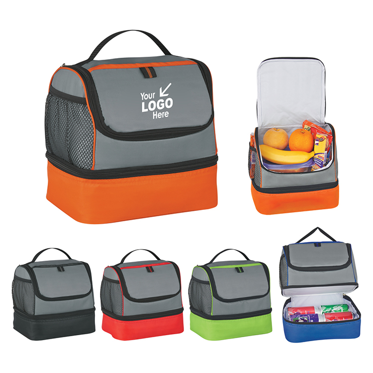 Two Compartment Lunch Pail Bag